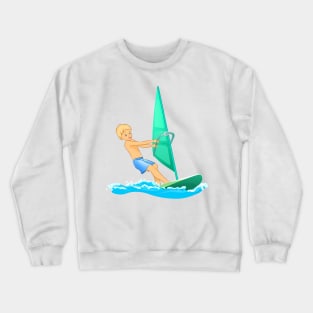 Surfer Boy Crewneck Sweatshirt